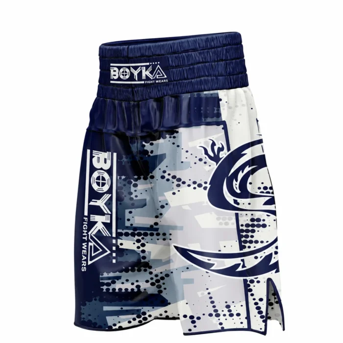 Blue Dragon Boxing Shorts – Navy & White