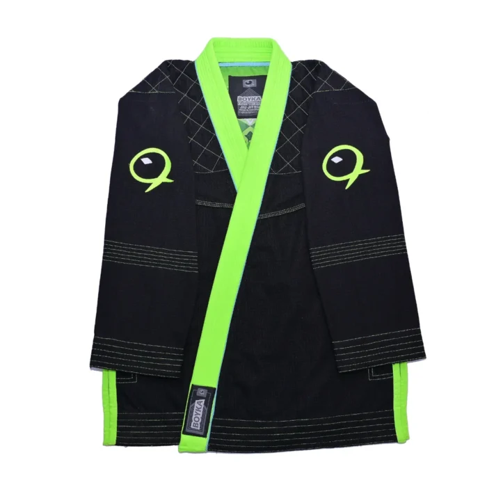 Monster Red Eye Black Green BJJ Gi