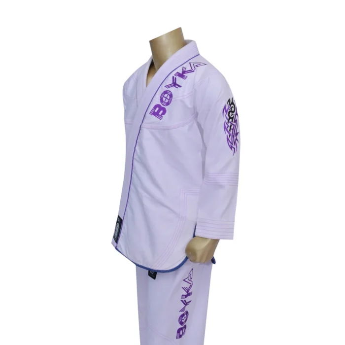 Escobar White Purple BJJ Gi