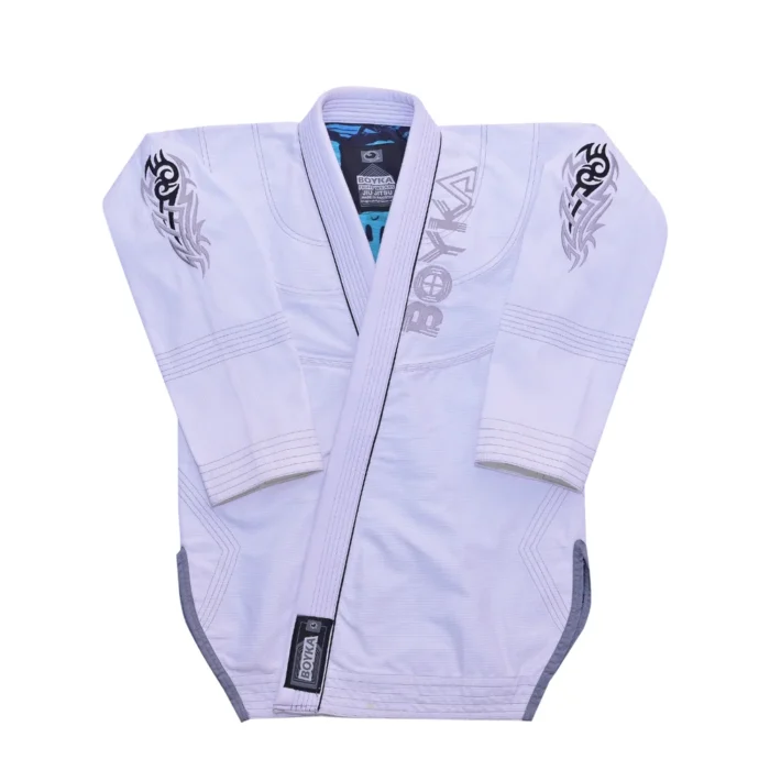 Skateboard White BJJ Gi