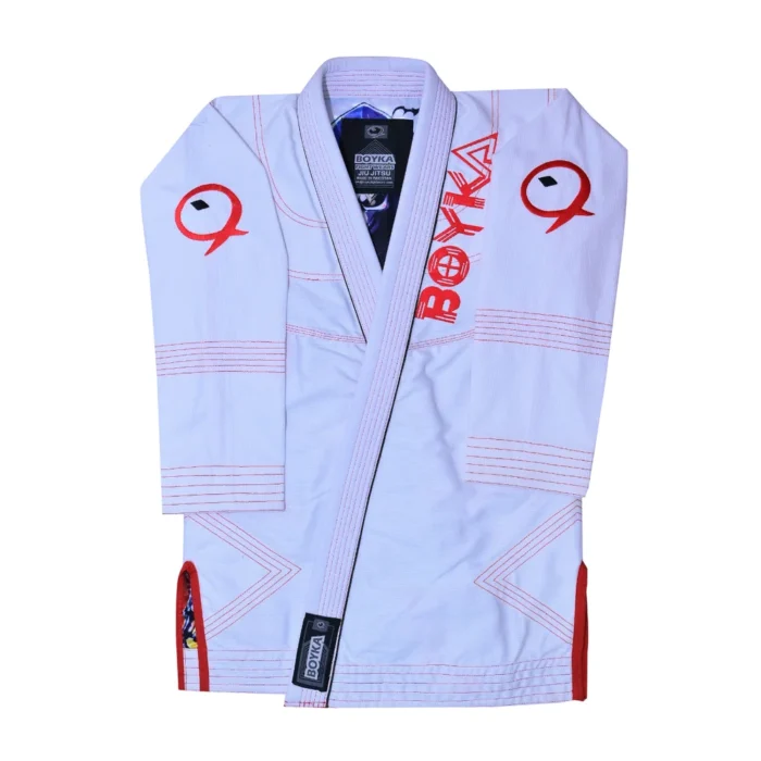 Skeleton White Red Blue BJJ Gi