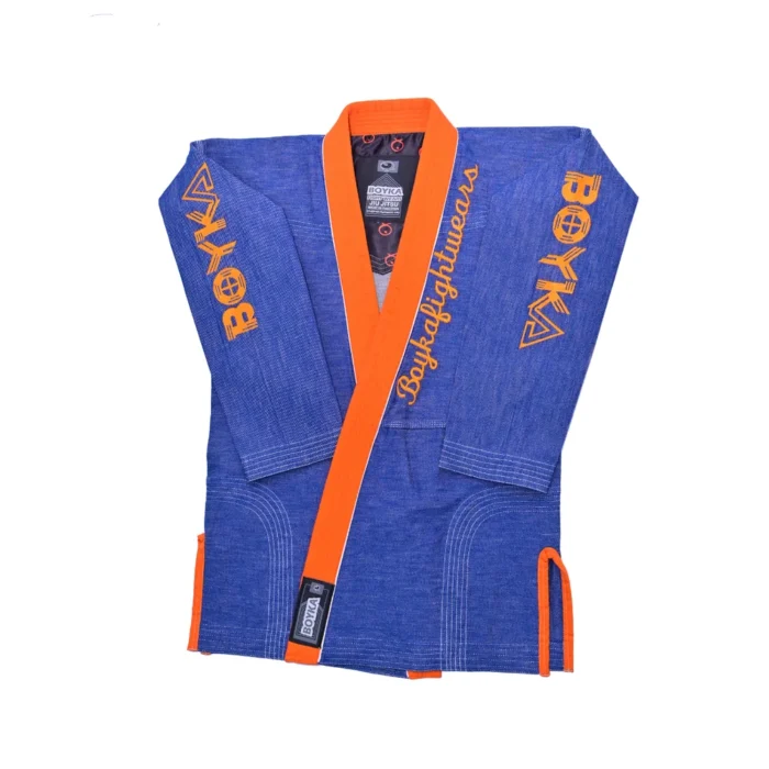 Blue Orange Denim BJJ Gi