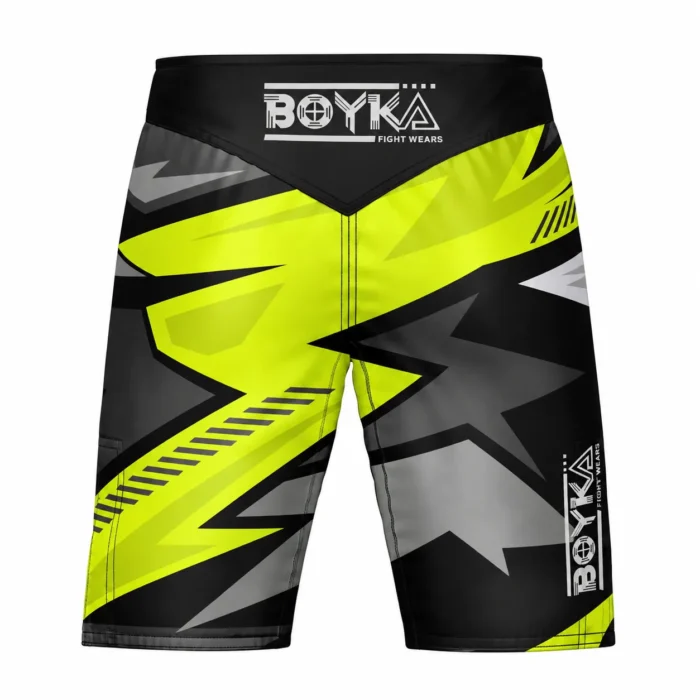 Power Bolt MMA Shorts – Neon Yellow & Black