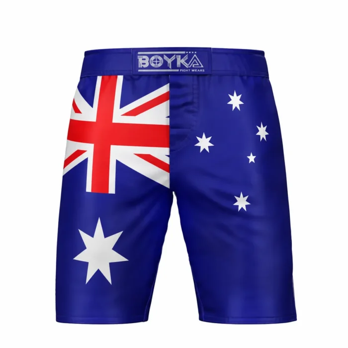 Australian Flag MMA Shorts – Blue