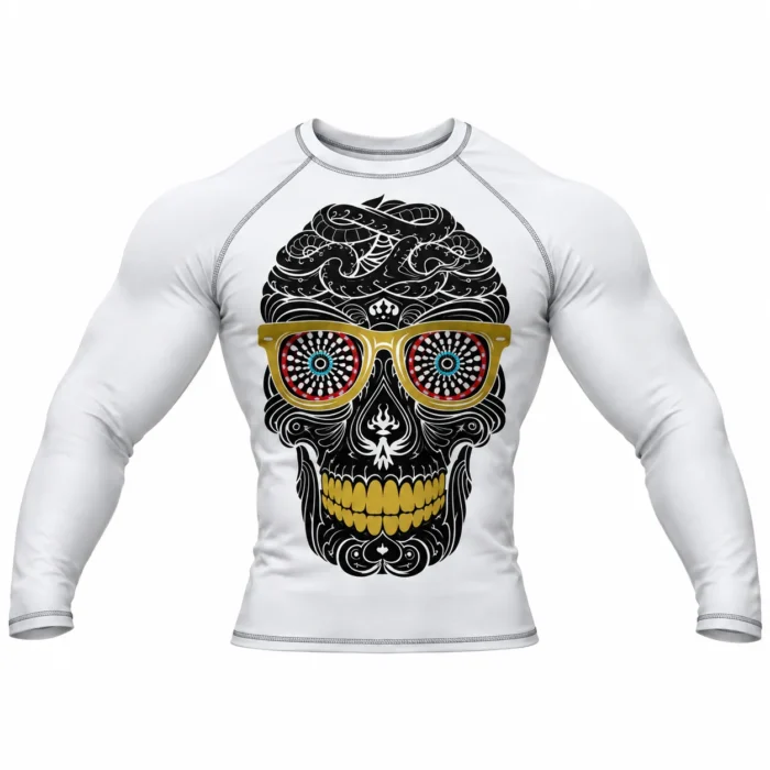 Vintage Skull Glasses Rashguard