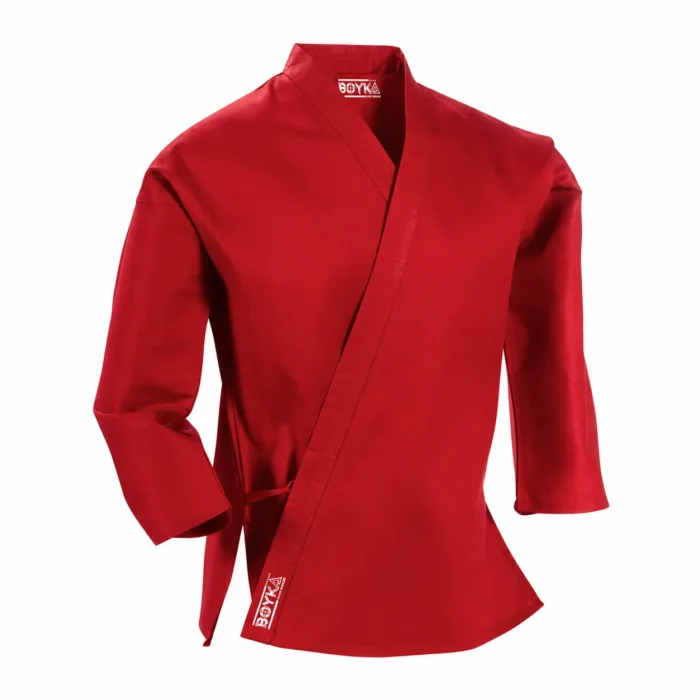 Plain Red Light Weight Karate Uniform