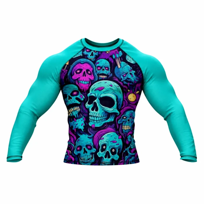 Neon Skull Fusion Rashguard