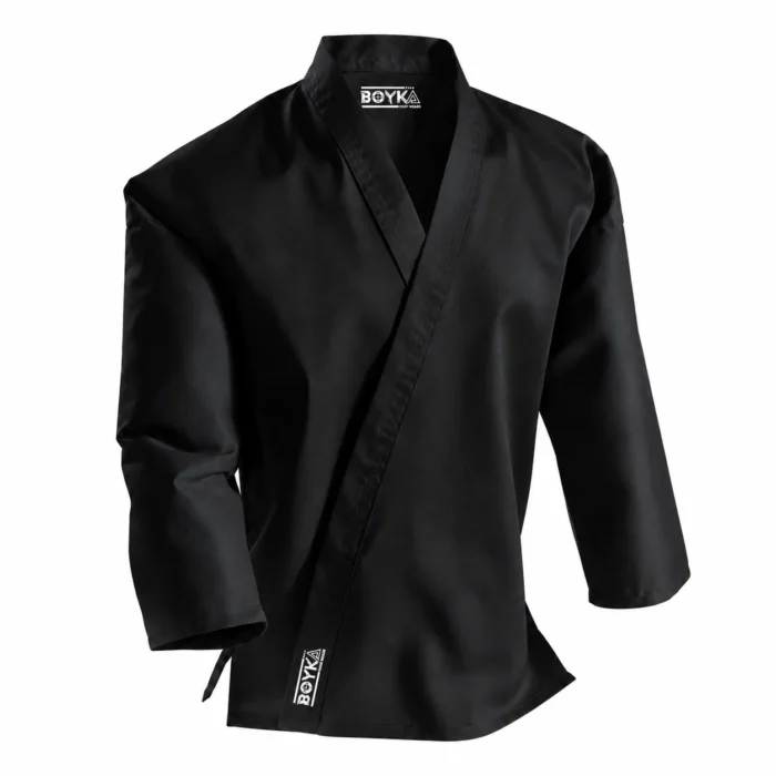 Plain Black Heavy Weight Karate Uniform