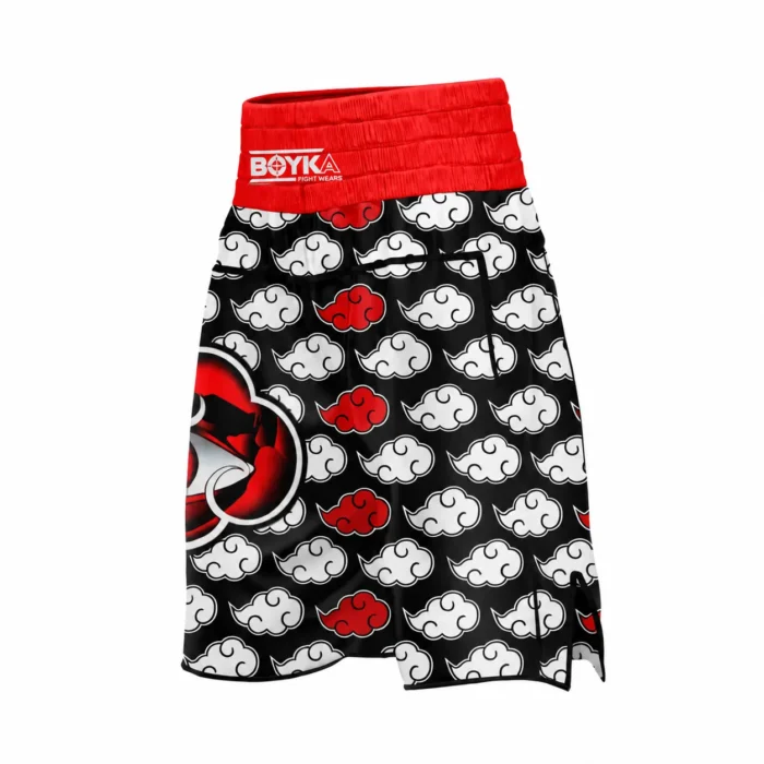 Crimson Warrior Boxing Shorts – Red & Black